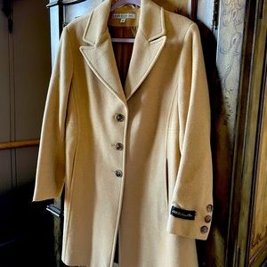 100% camel hair car coat